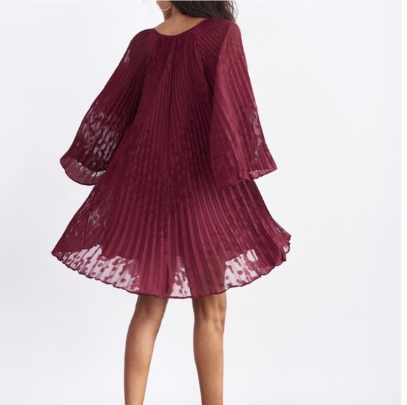 Pleated Anthropologie Dress - Picture 2 of 8